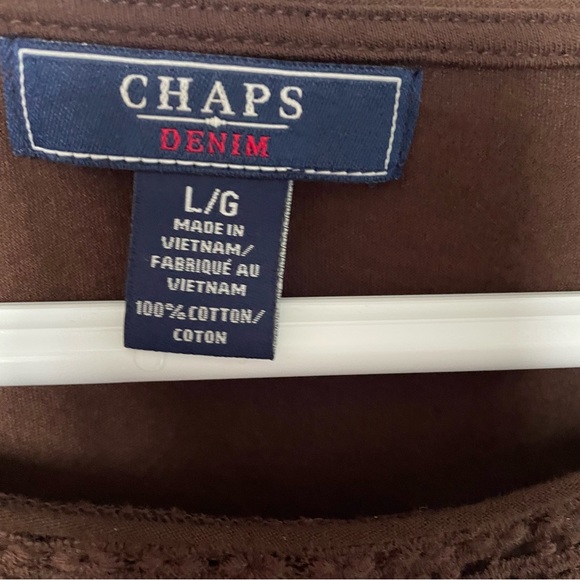 Ladies Elegant Top by Chaps Ralph Lauren - Picture 3 of 4